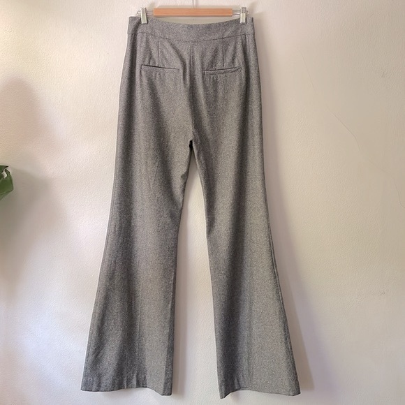 VERONICA BEARD Lebone Wool Tweed Loose Flared Pants in Gray Multi - Picture 9 of 13